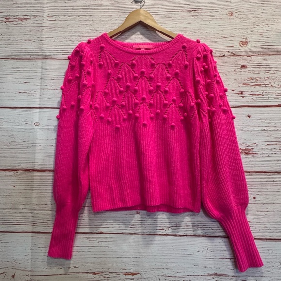 Lilly Pulitzer Neuve Sweater in Hyoer Pink Sz XS - Picture 4 of 12